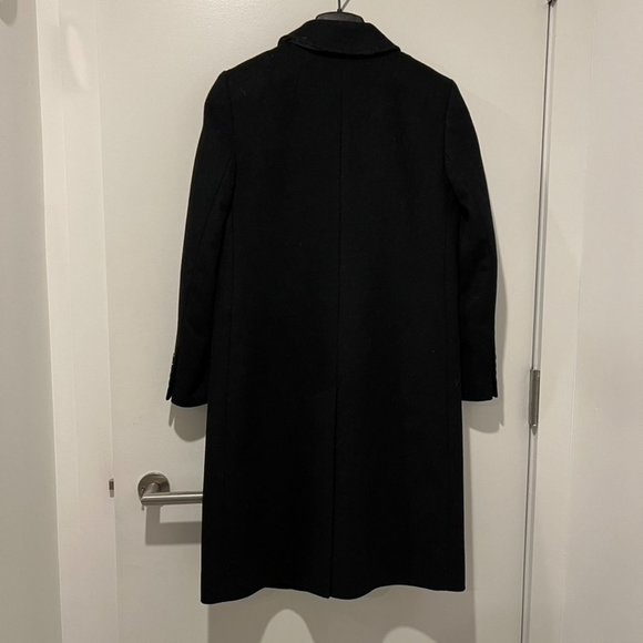 PETITE DOUBLE-BREASTED TOPCOAT IN WOOL CASHMERE - Picture 5 of 7